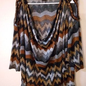 Dots Woman Plus-sized Top